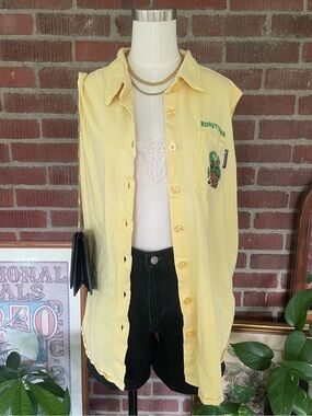 Vintage Scooby-Doo Money Talks Cartoon Network Yellow Shirt
